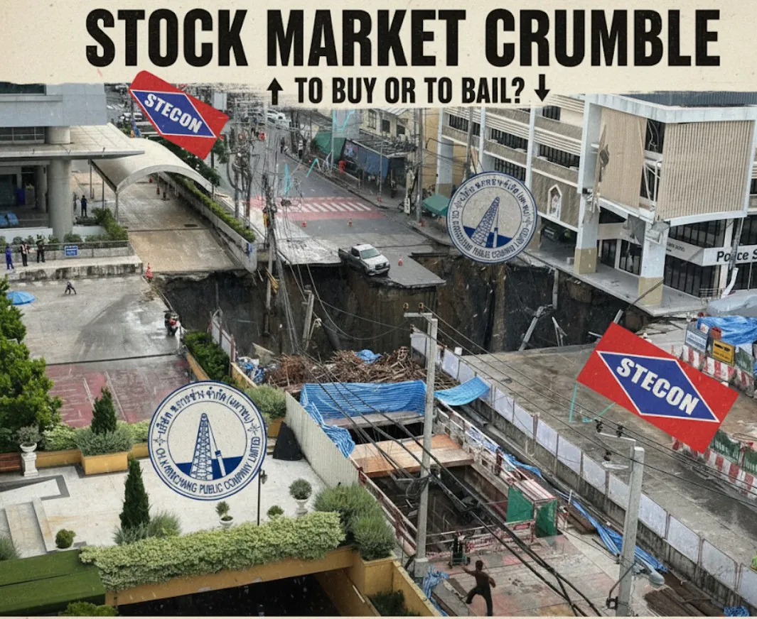 วิเคราะห์หุ้น CK-STEC ร่วงจากถนนทรุด วิกฤตนี้ควร ช้อน หรือ ถอย