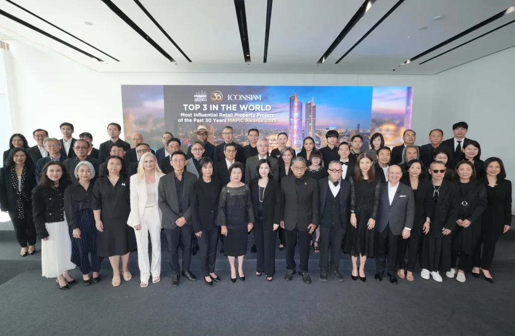 ไอคอนสยาม ผงาด 1 ใน 3 โครงการทรงอิทธิพลที่สุดในโลกรอบ 30 ปี จาก MAPIC Awards