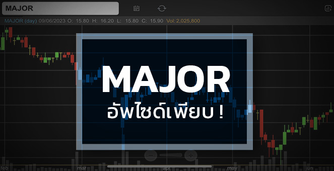รูป MAJOR งบโค้งสองจ่อโตแกร่ง … แถมอัพไซด์ยังเหลือเพียบ !