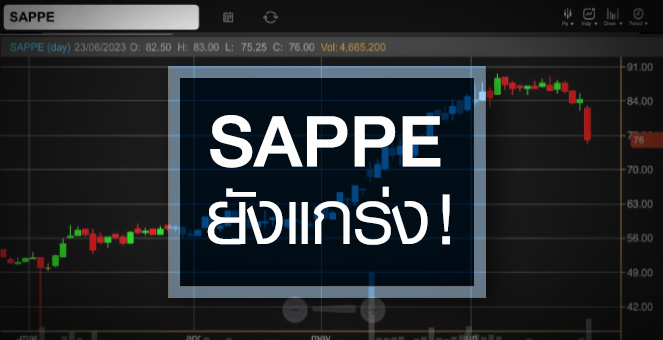 รูป SAPPE หุ้นยังนิ่ง ...พื้นฐานแกร่งอยู่ไหม ?